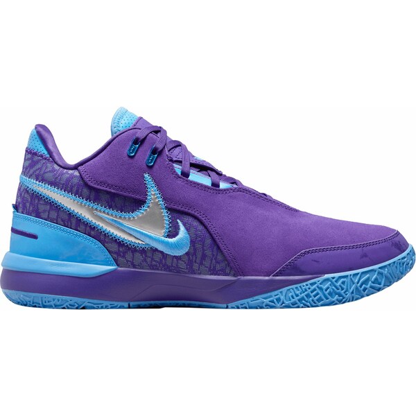 ナイキ レディース バスケットボール スポーツ Nike LeBron NXXT Gen AMPD Basketball Shoes Fld Prpl/Mtlc Slvr