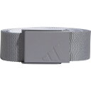 AfB_X Y xg ANZT[ adidas Men's Reversible Webbing Belt Grey Three/White
