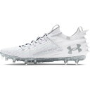 アンダーアーマー メンズ サッカー スポーツ Under Armour Men's Blur Smoke 2.0 VVS MC Football Cleats White 3