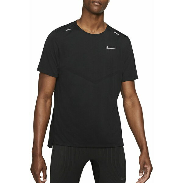 iCL Y Vc gbvX Nike Men's Dri-FIT Rise 365 Short Sleeve Running T-Shirt Black/Black