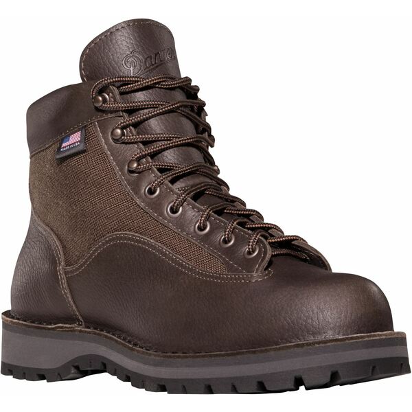 _i[ Y u[c V[Y Danner Men's Light II 6'' Waterproof Hike Boots Dark Brown