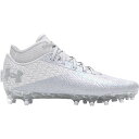 アンダーアーマー メンズ サッカー スポーツ Under Armour Men's Spotlight Clone 4.0 VVS MC Football Cleats White