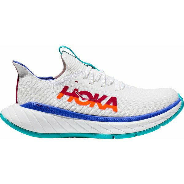 ۥͥ ǥ ˥ ݡ HOKA Women's Carbon X 3 Running Shoes White/Flame