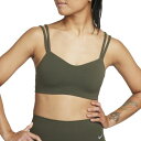 ナイキ レディース カットソー トップス Nike Women 039 s Alate Trace Light-Support Padded Strappy Sports Bra Cargo Khaki