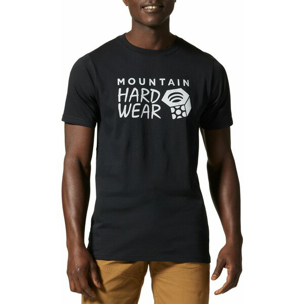 マウンテンハードウェア メンズ シャツ トップス Mountain Hardwear Men 039 s MHW Logo Short Sleeve T-Shirt Black