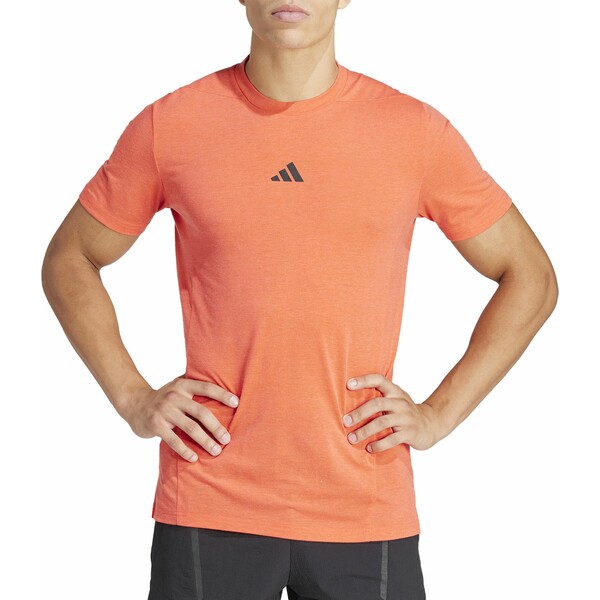 アディダス メンズ シャツ トップス adidas Men's Designed for Training Workout T-Shirt Bright Red