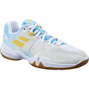 バボラ レディース テニス スポーツ Babolat Women 039 s Shadow Spirit Badminton Shoes White/Blue