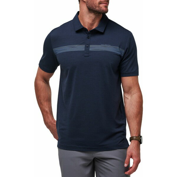 grX}q[ Y Vc gbvX TravisMathew Men's Center of Gravity Golf Polo Navy