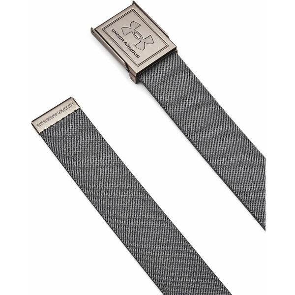 アンダーアーマー メンズ ベルト アクセサリー Under Armour Men's Stretch Webbing Golf Belt Gray