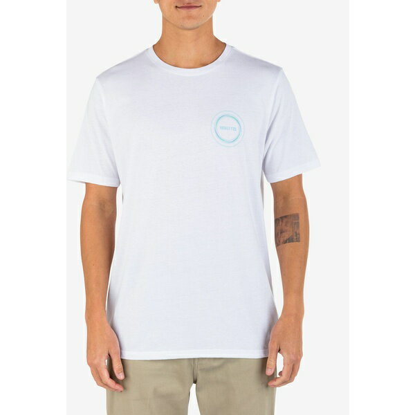 n[[ Y Vc gbvX Hurley Men's Everyday Whirlpool T-Shirt White