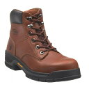 ウルヴァリン ウルヴァリン メンズ ブーツ シューズ Wolverine Men's Harrison 6” Steel Toe Work Boots Brown