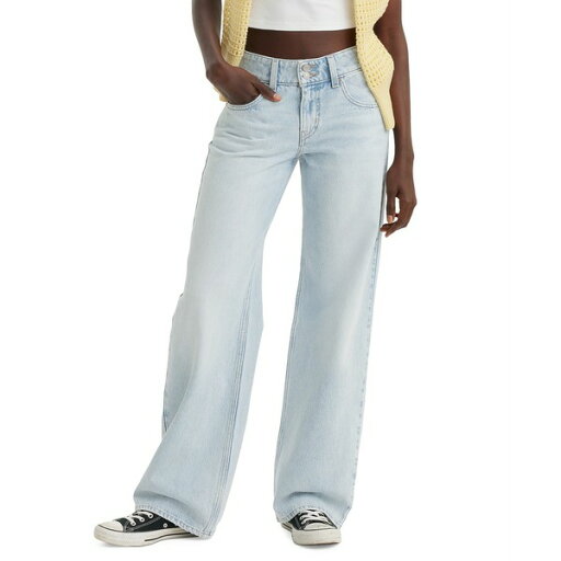 リーバイス レディース デニムパンツ ボトムス Women's Super-Low Double-Button Relaxed-Fit Denim Jean Abraided Art リーバイス レディース デニムパンツ ボトムス Women's Super-Low Double-Button Relaxed-Fit Denim Jean Abraided Art