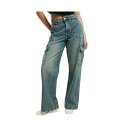 コットンオン レディース デニムパンツ ボトムス Women's Relaxed Cargo Jean Sahara blue