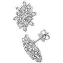 エフィー コレクション レディース ピアス&イヤリング アクセサリー EFFY Diamond Swirl Cluster Stud Earrings (1-1...