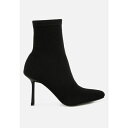 ロンンドンラグ レディース ブーツ シューズ Kintley Knitted Sock Boots Black