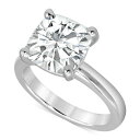 バッジェリーミシュカ メンズ リング アクセサリー Certified Lab Grown Diamond Cushion-Cut Solitaire Enga...