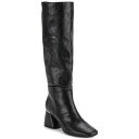 ダナ キャラン ニューヨーク レディース ブーツ シューズ Women's Cana Wide-Calf Boots Black Snake