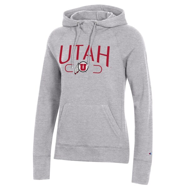 チャンピオン レディース パーカー・スウェットシャツ アウター Utah Utes Champion Women's Core 2.0 Fleece Pullover Hoodie Gray