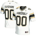 ゲームデイグレーツ メンズ ユニフォーム トップス Vanderbilt Commodores GameDay Greats NIL PickAPlayer Football Jersey White