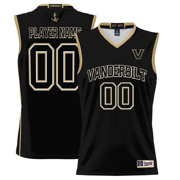 ǥ졼  ˥ե ȥåץ Vanderbilt Commodores GameDay Greats Unisex Lightweight NIL PickAPlayer Basketball Jersey Black