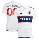 アディダス メンズ ユニフォーム トップス Vancouver Whitecaps FC adidas 2023 Bloodlines Replica Custom Jersey White