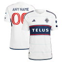 アディダス メンズ ユニフォーム トップス Vancouver Whitecaps FC adidas 2023 Bloodlines Authentic Custom Jersey White