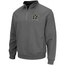 RVA Y WPbgu] AE^[ Vanderbilt Commodores Colosseum Tortugas Logo QuarterZip Jacket Charcoal