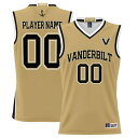 ゲームデイグレーツ メンズ ユニフォーム トップス Vanderbilt Commodores GameDay Greats Unisex Lightweight NIL PickAPlayer Basketball Jersey Gold