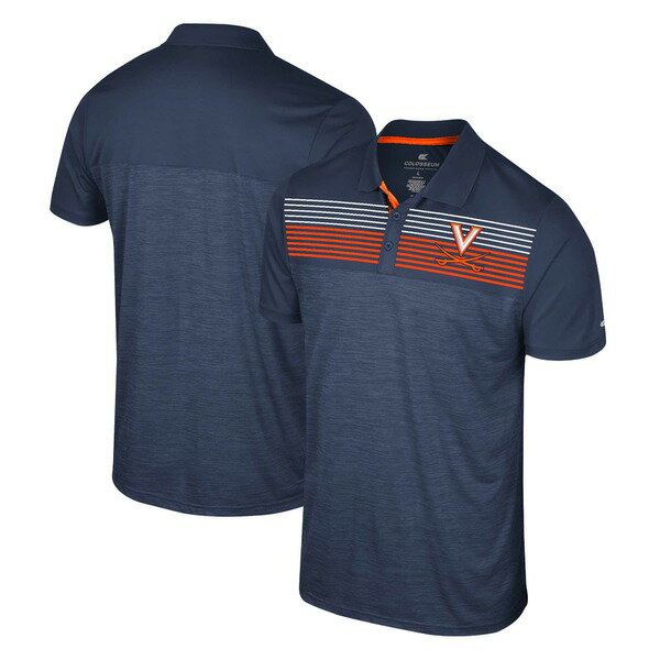 RVA Y |Vc gbvX Virginia Cavaliers Colosseum Langmore Polo Navy