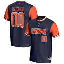 ゲームデイグレーツ メンズ ユニフォーム トップス Virginia Cavaliers GameDay Greats Unisex NIL PickAPlayer Lightweight Softball Jersey Navy