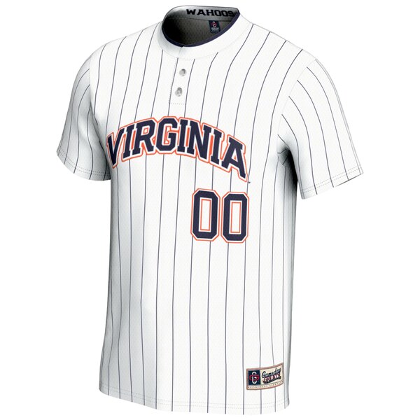 ゲームデイグレーツ メンズ ユニフォーム トップス Virginia Cavaliers GameDay Greats Unisex NIL PickAPlayer Lightweight Softball Jersey White 2