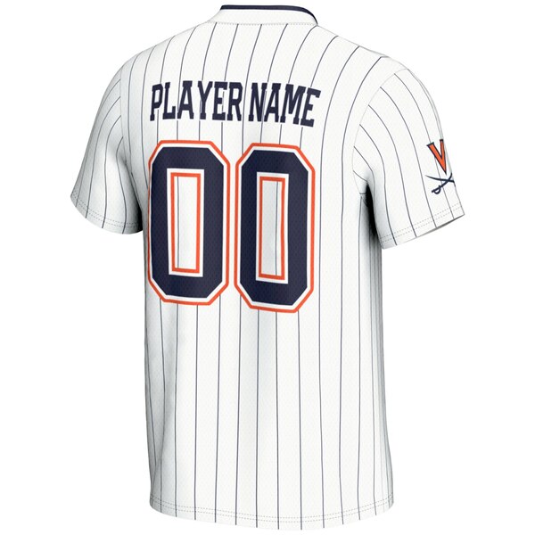 ゲームデイグレーツ メンズ ユニフォーム トップス Virginia Cavaliers GameDay Greats Unisex NIL PickAPlayer Lightweight Softball Jersey White 3