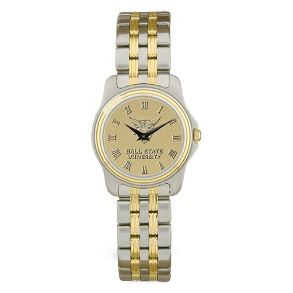 楽天astyジャーディン レディース 腕時計 アクセサリー Ball State Cardinals Women's TwoTone Medallion Wristwatch Gold/Silver