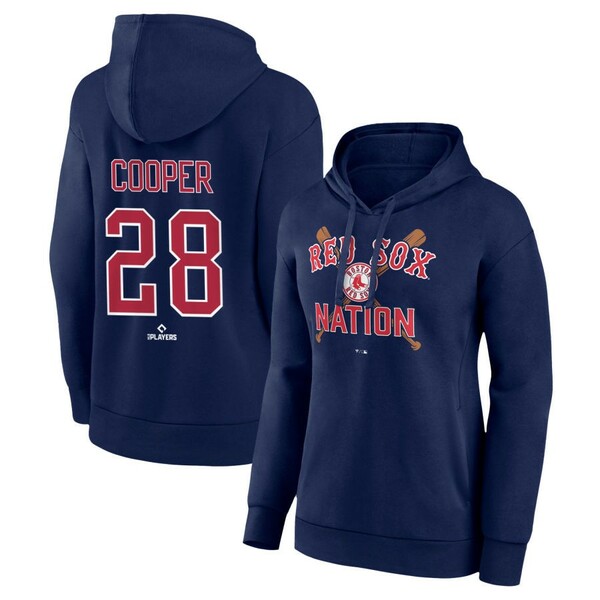 ファナティクス レディース パーカー・スウェットシャツ アウター Boston Red Sox Fanatics Women's Personalized Hometown Legend Pullover Hoodie Navy