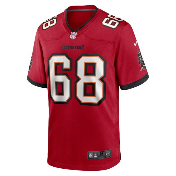 ナイキ メンズ ユニフォーム トップス Ben Bredeson Tampa Bay Buccaneers Nike Game Jersey Red 2