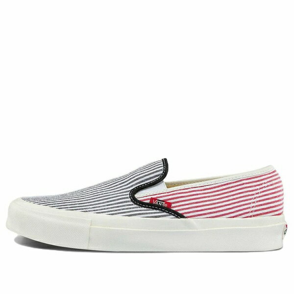 Vans バンズ メンズ スニーカー 【Vans Style 48 LX Casual Fashion Skate Shoes Unisex Blue Pink Stripe 'Blue Pink' VN0A4UVFAR7】 サイズ US_9.5(27.5cm)