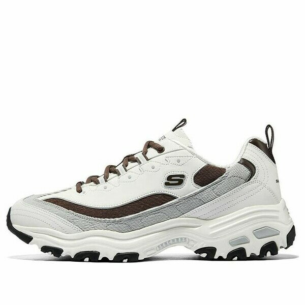 Skechers スケッチャーズ メンズ スニーカー 【Skechers D'Lites Varsity Spirit Sneaker 'White Brown Grey' 894282-OWBR】 サイズ US_8.5(26.5cm)