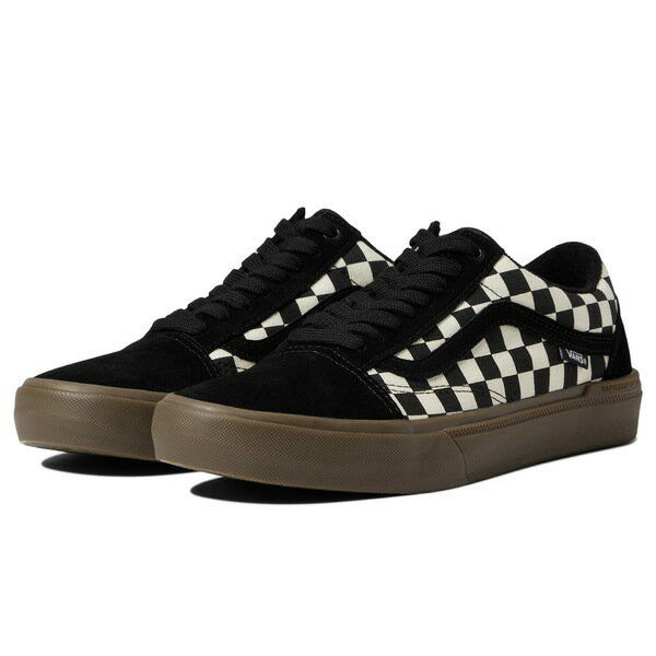 バンズ メンズ スニーカー シューズ BMX Old Skool Checkerboard Black/Dark Gum