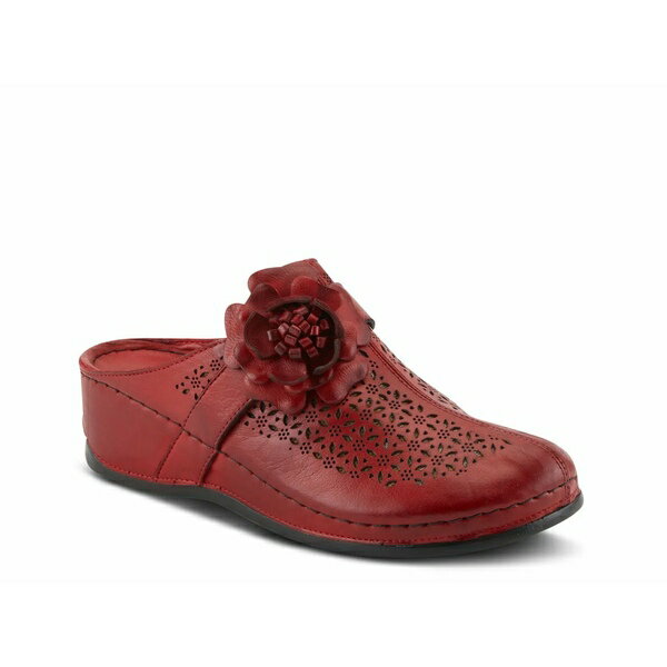 スプリングステップ レディース サンダル シューズ Lilybean Clog Red