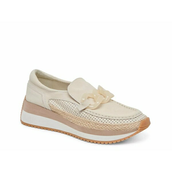 ドルチェヴィータ レディース スリッポン・ローファー シューズ Jadah Platform Slip-On Ivory