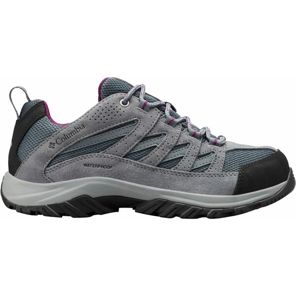 コロンビア レディース ブーツ＆レインブーツ シューズ Columbia Women's Crestwood Waterproof Hiking Shoes Graphite/Wild Iris