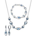 ジバンシー レディース ブレスレット・バングル・アンクレット アクセサリー 3-Pc. Set Stone & Color stone & Marquise Link Necklace, Bracelet, & Matching Drop Earrings Turq/aqua