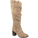 ジャーニーコレクション レディース ブーツ シューズ Women's Aneil Wide Calf Boots Leopard