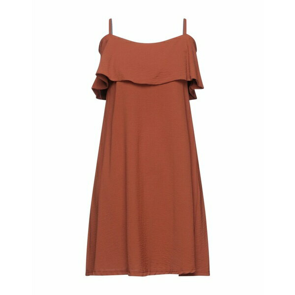 【送料無料】 ブルーキー レディース ワンピース トップス Midi dresses Brown