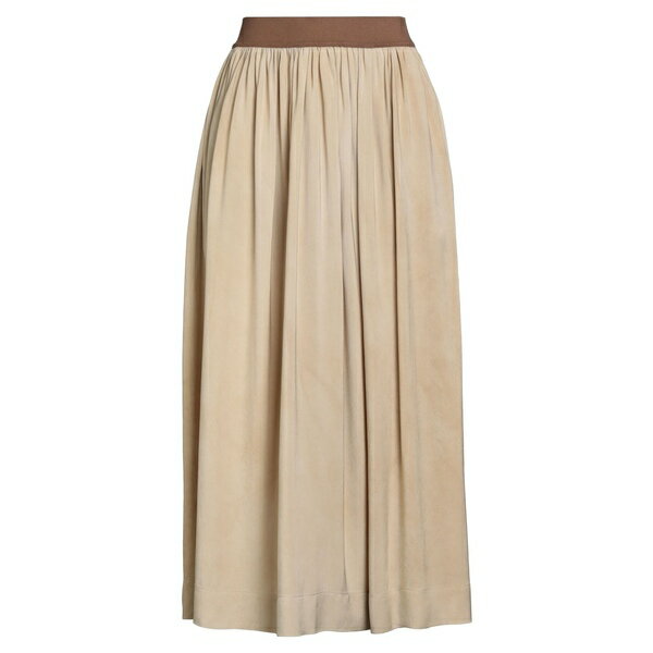 【送料無料】 ユマ・ワン レディース スカート ボトムス Midi skirts Beige