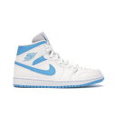 Jordan ジョーダン レディース スニーカー 【Jordan 1 Mid UNC (Women's)】 サイズ US_W_11.5 White/Dark Powder Blue-White(4)