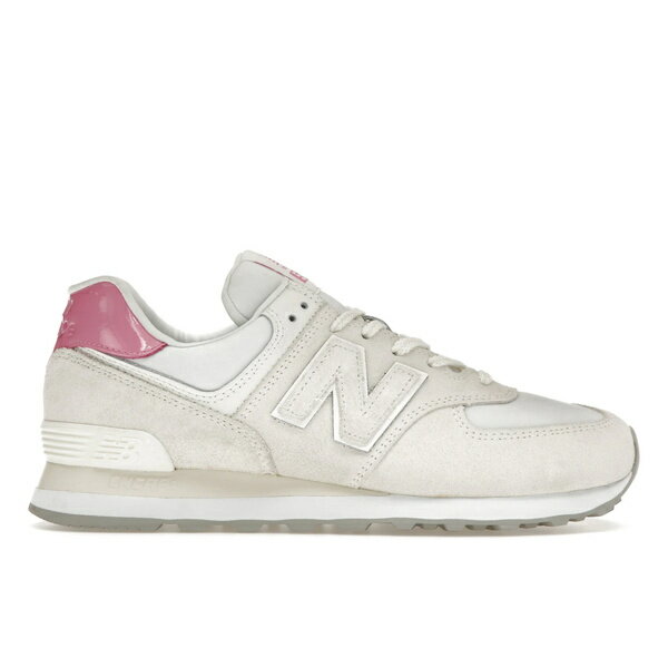 New Balance ニューバランス レディース スニーカー 【New Balance 574 Beige Pink Angora (Women's)】 サイズ US_8(25.0cm) Beige/Pink/Angora