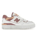 New Balance ニューバランス レディース スニーカー 【New Balance 550 Rosewood Hazy Peach (Women's)】 サイズ US_7(24.0cm) White/Rosewood/Hazy Peach