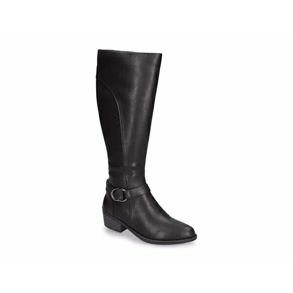 イージーストリート レディース ブーツ シューズ Luella Plus Riding Boot Black