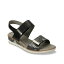 ダイビッドテイト レディース サンダル シューズ Civic Wedge Sandal Black Snake Print